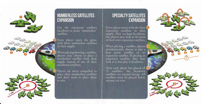 Place your satellite in the right space – if it’s full, shift left or right to the next free spot.