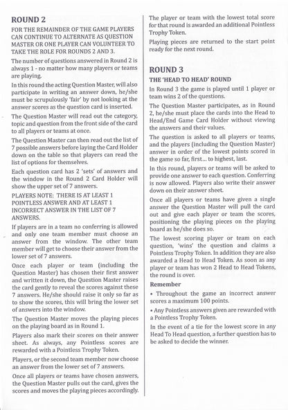 Pointless (2012) rules explained clearly so you can start playing straight away.