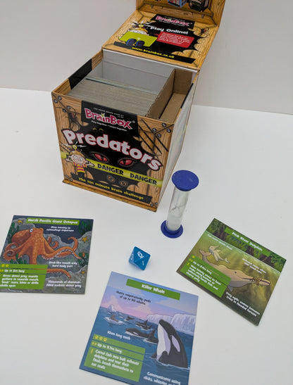 Predators BrainBox (2018) is a fast and exciting animal memory game for the whole family.