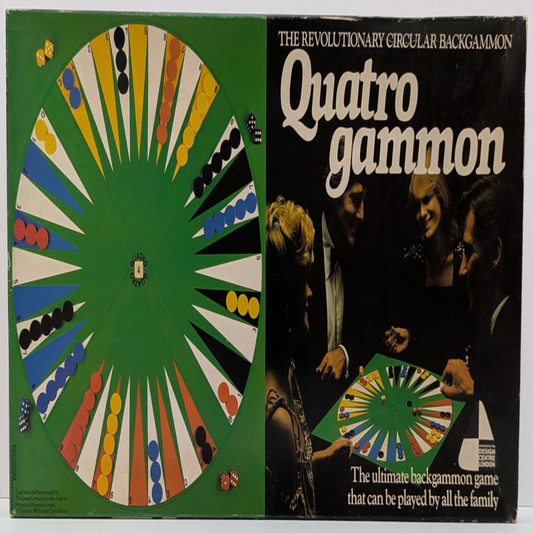 Quatro Gammon (1982) – A Retro Four-Player Backgammon Challenge