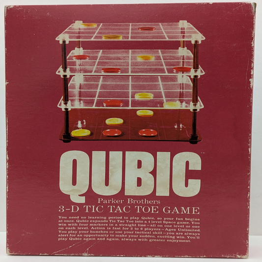 Qubic (1965) – The 3D Noughts and Crosses Board Game