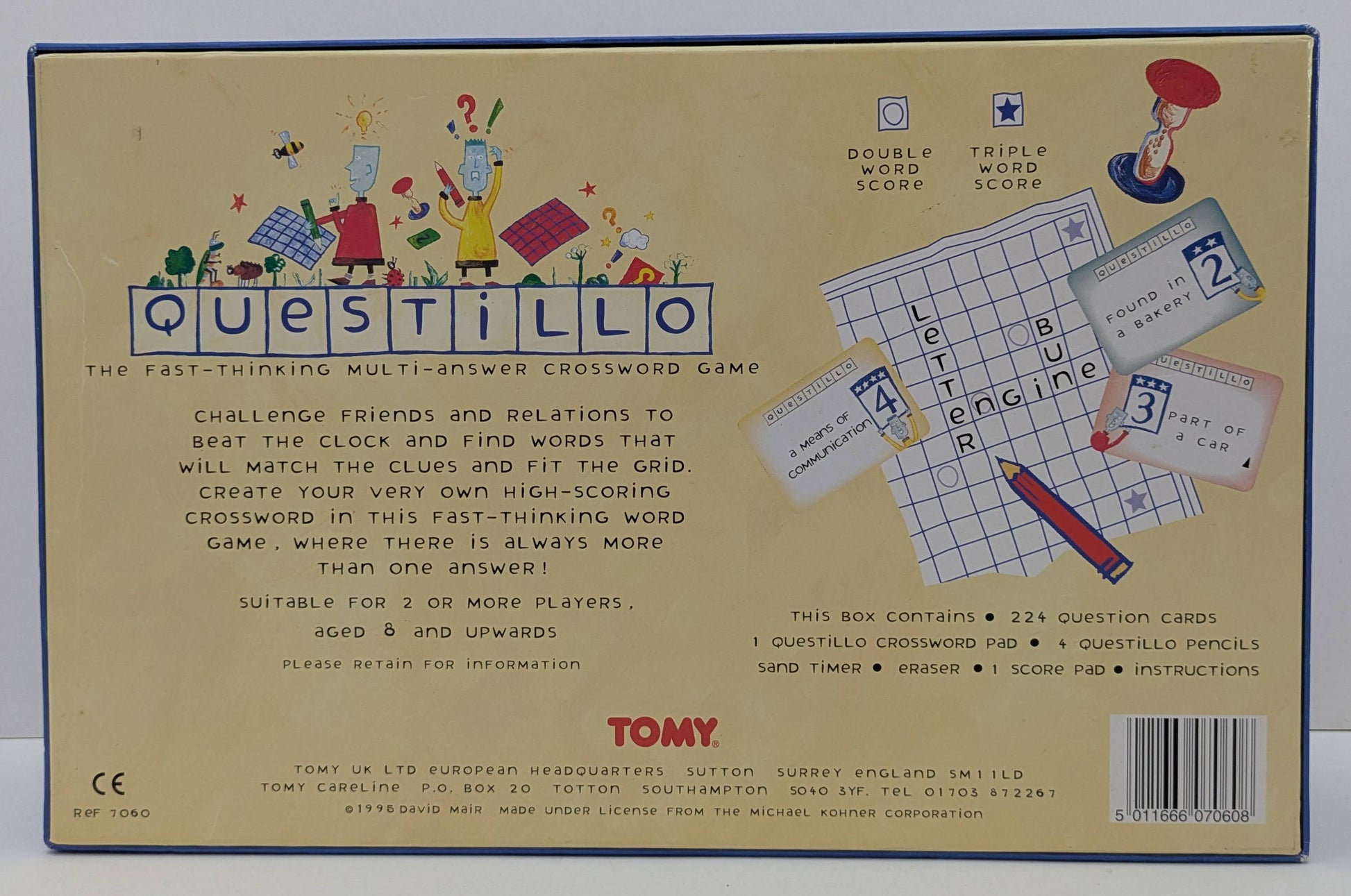 Questillo (1995) turns vocabulary into a competitive sport!