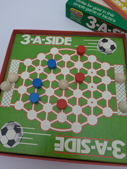 Red vs Blue in a Game of Quick Thinking and Strategy – 3-A-Side (1984)