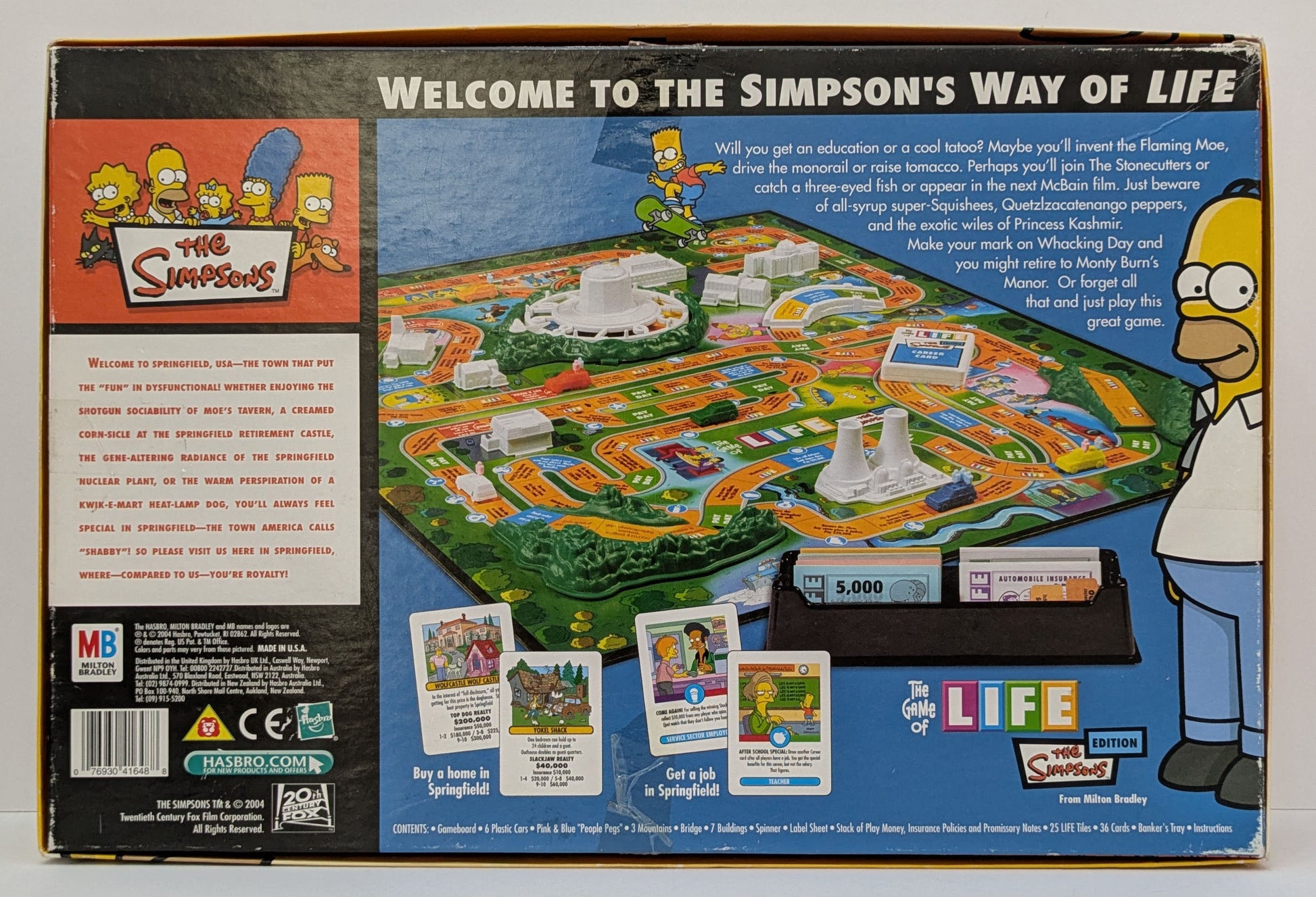 Relive classic Simpsons moments in The Game of Life (2004)
