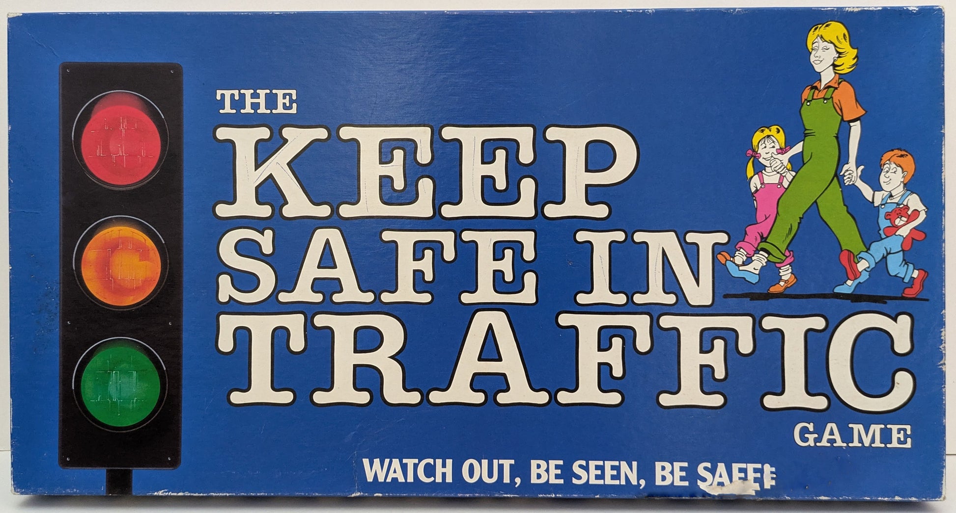 Relive retro fun with Keep Safe in Traffic (1970s) the collectible board game