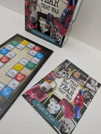 Relive the 50s to 80s with That Was The Year That Was 2006 board game