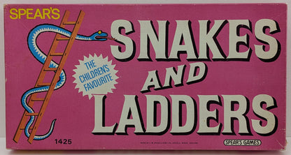 Relive the Fun of Snakes and Ladders (1960s) by Spear’s Games