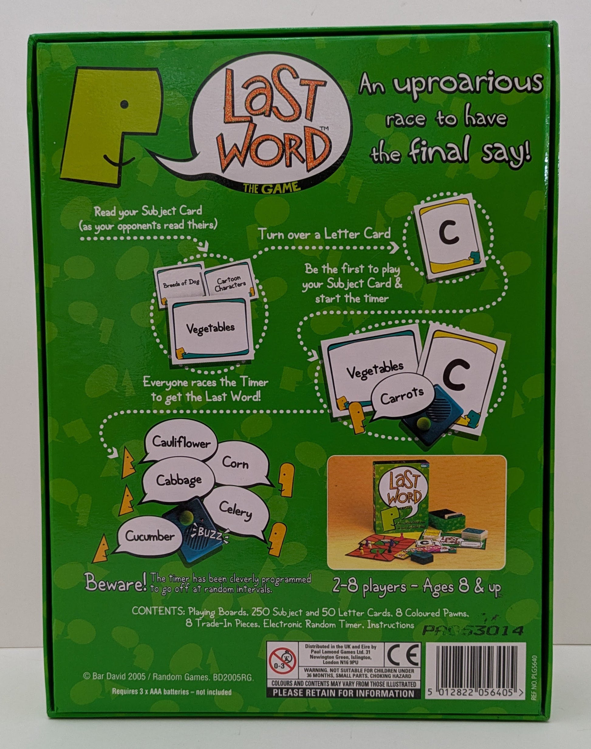 Relive the retro charm of Last Word (2005) – a word game favourite for family and friends.