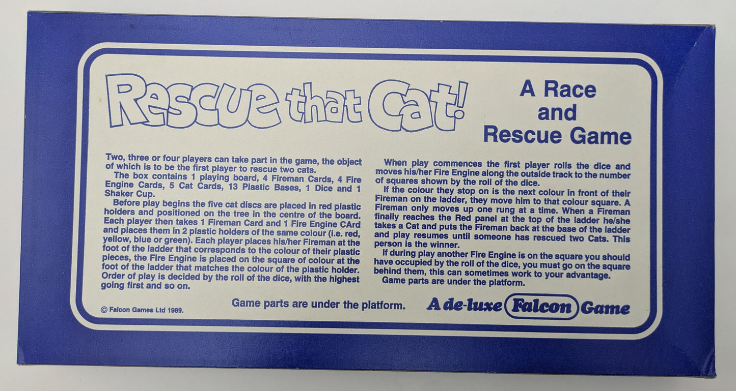 Rescue That Cat! (1989) – A Colourful Dice Game of Luck, Ladders and Quick Thinking