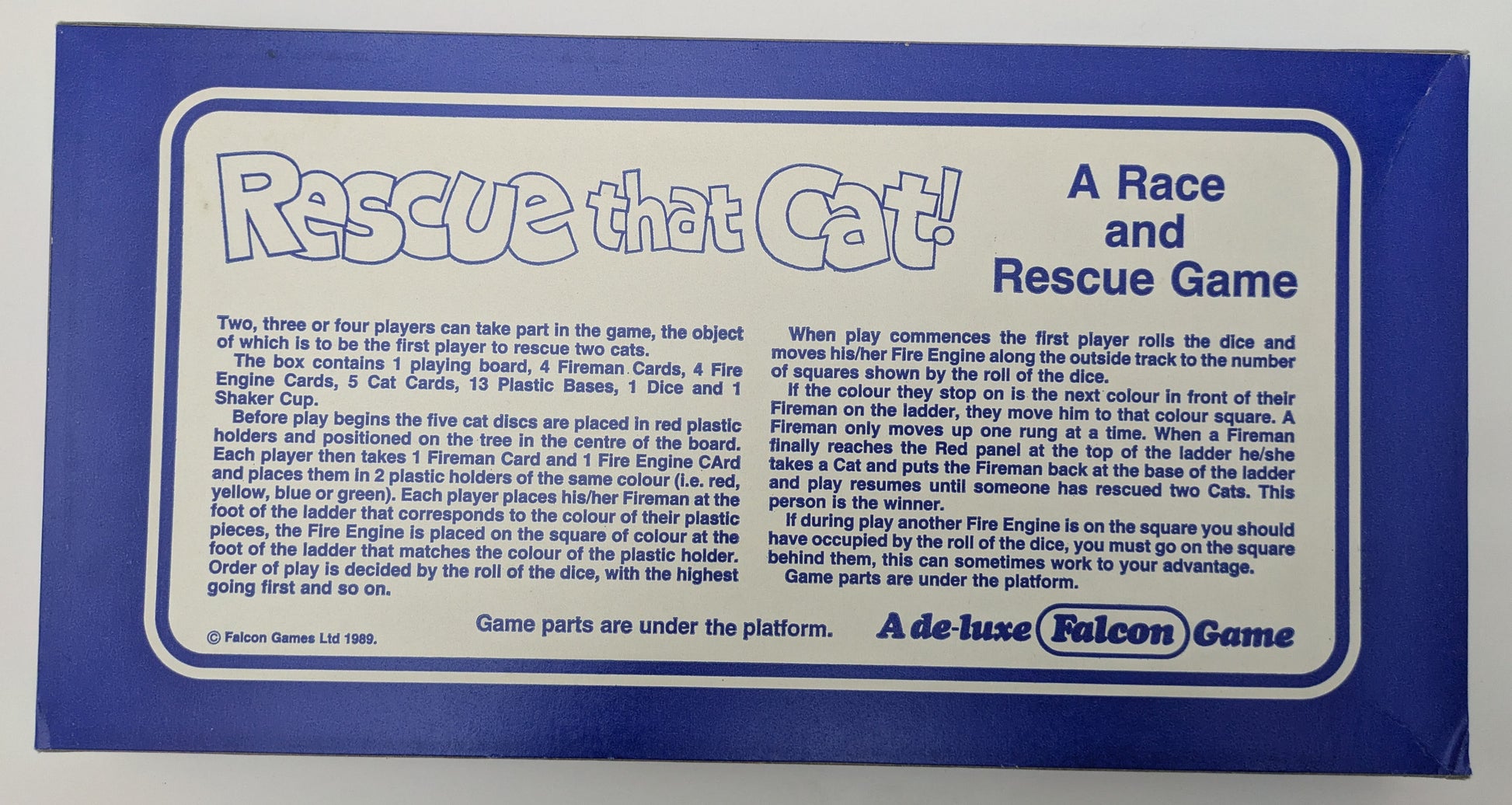 Rescue That Cat! (1989) – A Colourful Dice Game of Luck, Ladders and Quick Thinking