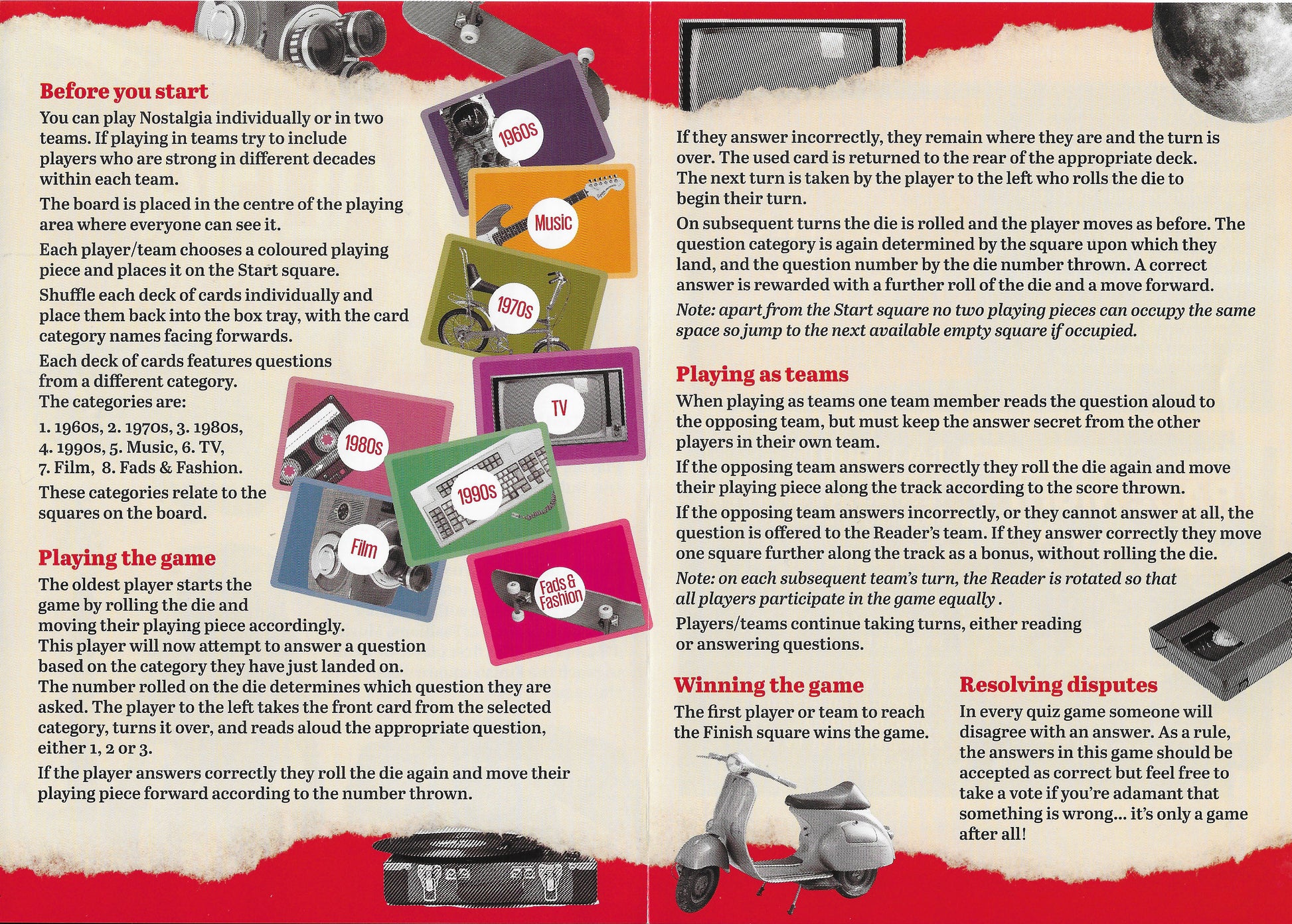 Roll the die, answer a question, and move closer to victory – that’s how to play Nostalgia (2021).