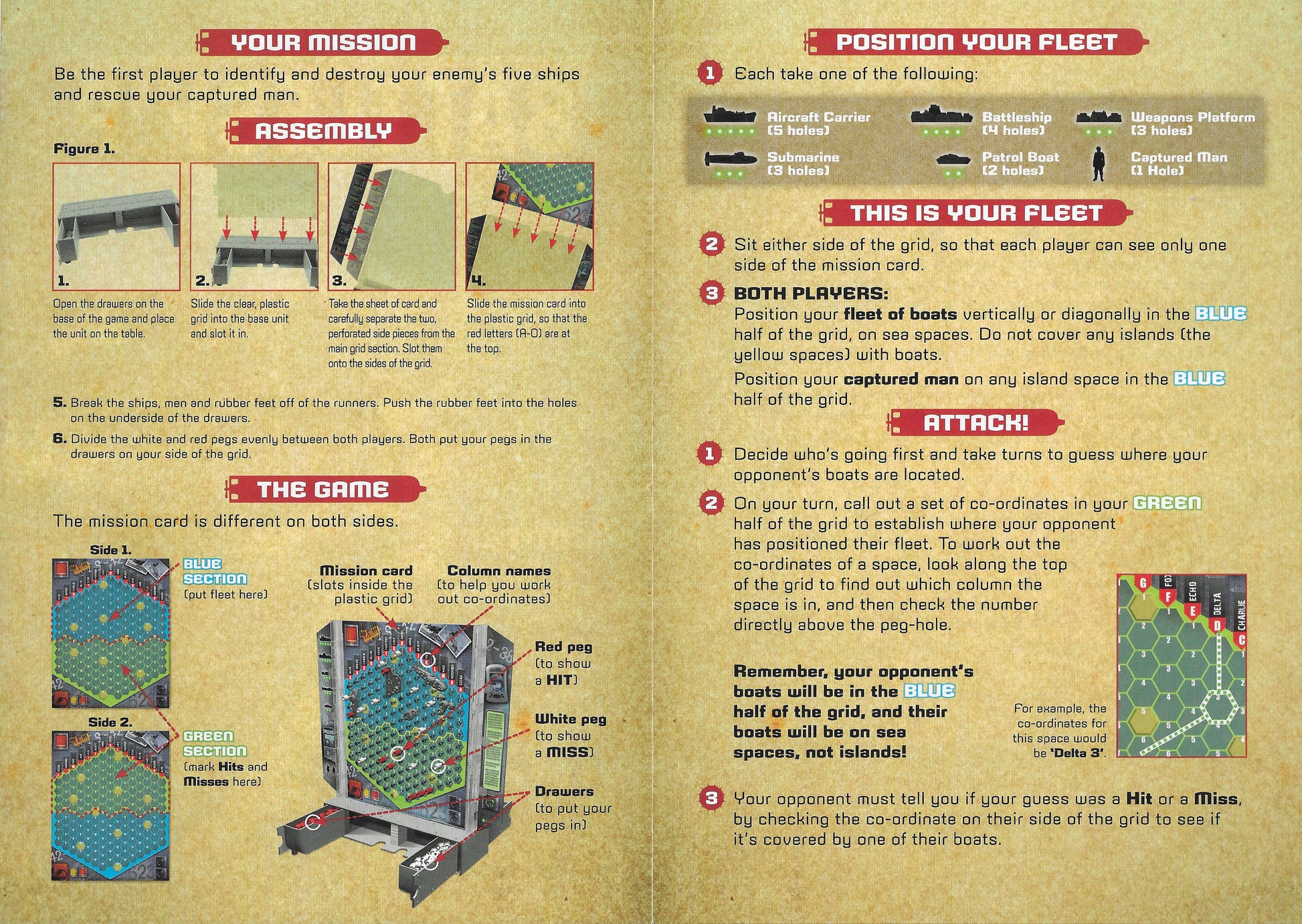 Rules Guide – Battleship Tactical Combat (2008) Set up your ships, plan your attacks, and use strategy to outthink, outguess, and outplay your rival commander.