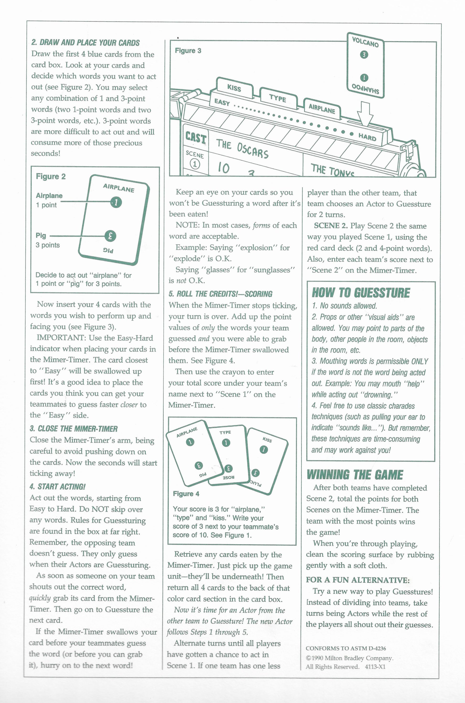 Rules for Gesstures (1999) – learn how to master the fast-acting charades challenge.