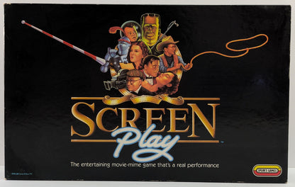 Screen Play (1990) – The Movie-Themed Party Game box