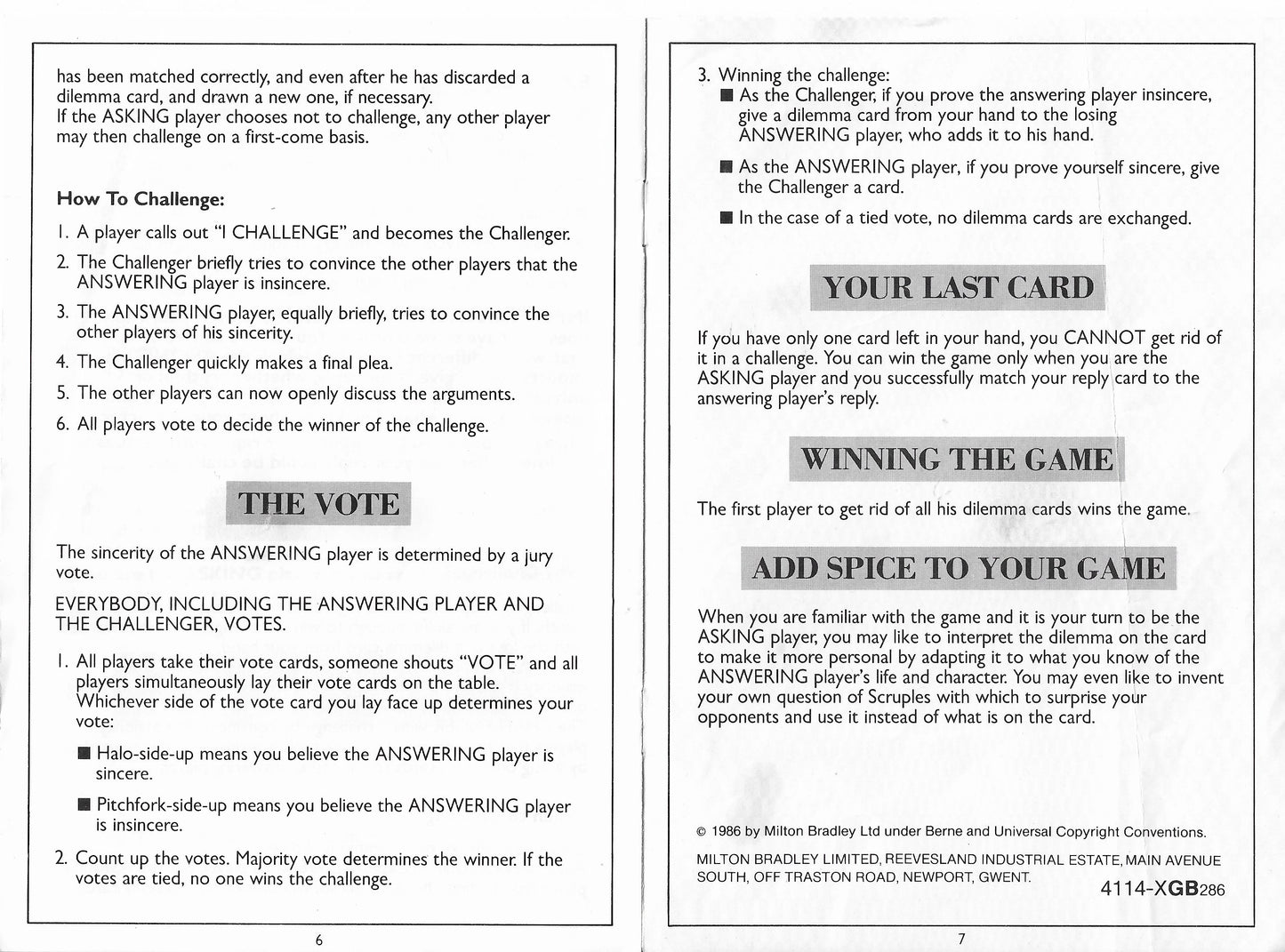 Scruples (1986) The Party Game That Reveals More Than You Think.