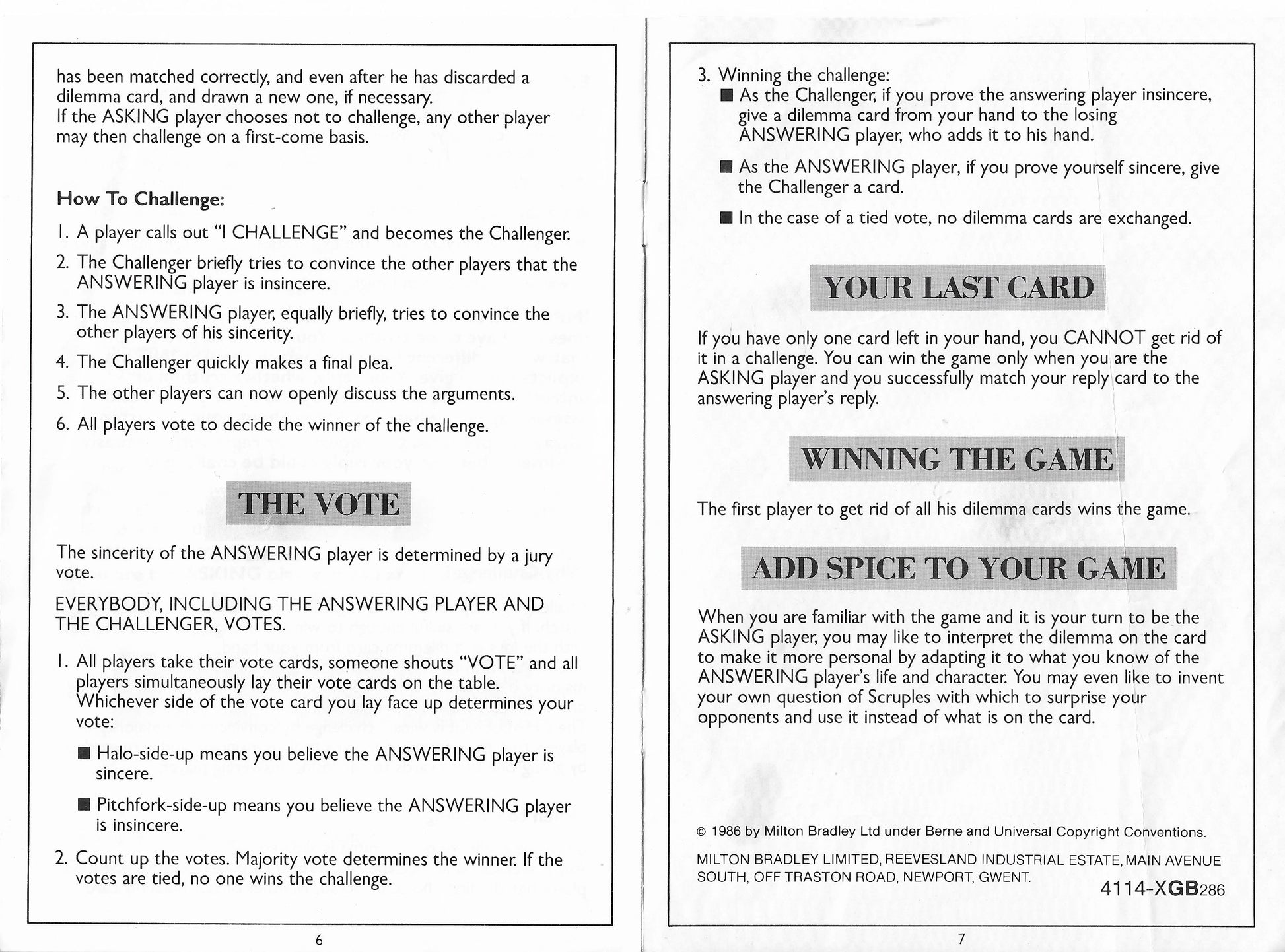 Scruples (1986) The Party Game That Reveals More Than You Think.