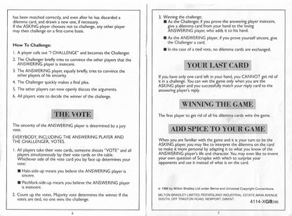 Scruples (1986) The Party Game That Reveals More Than You Think.