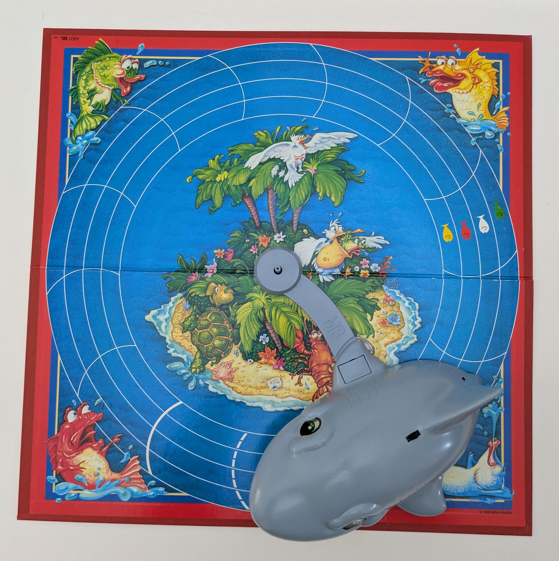 Shark Chase (1989) is a fast and frantic race where fish try to outswim a motorised shark!