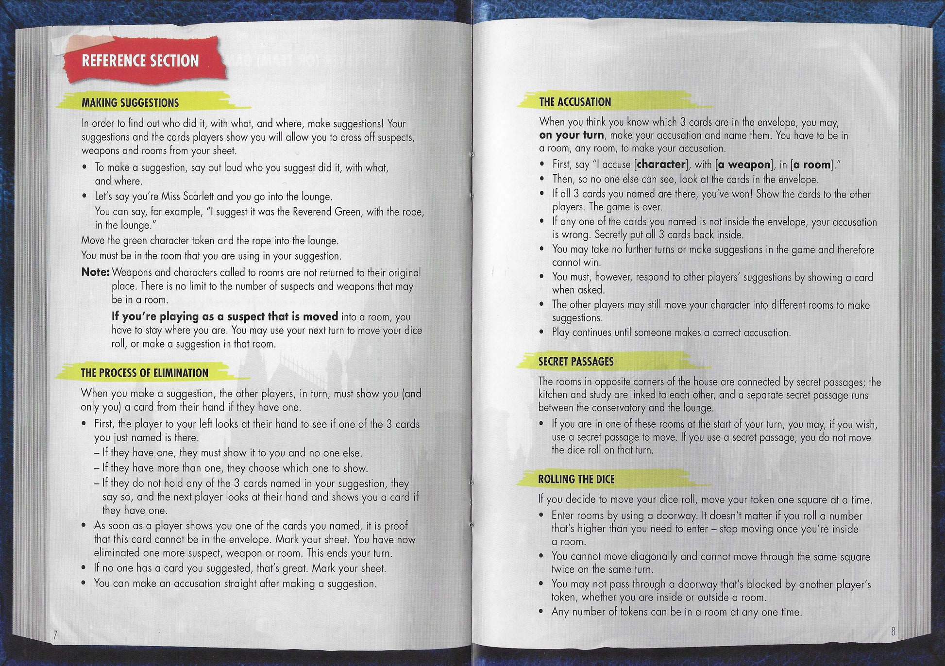 Solve the who, what, and where with every turn in Cluedo (2012).