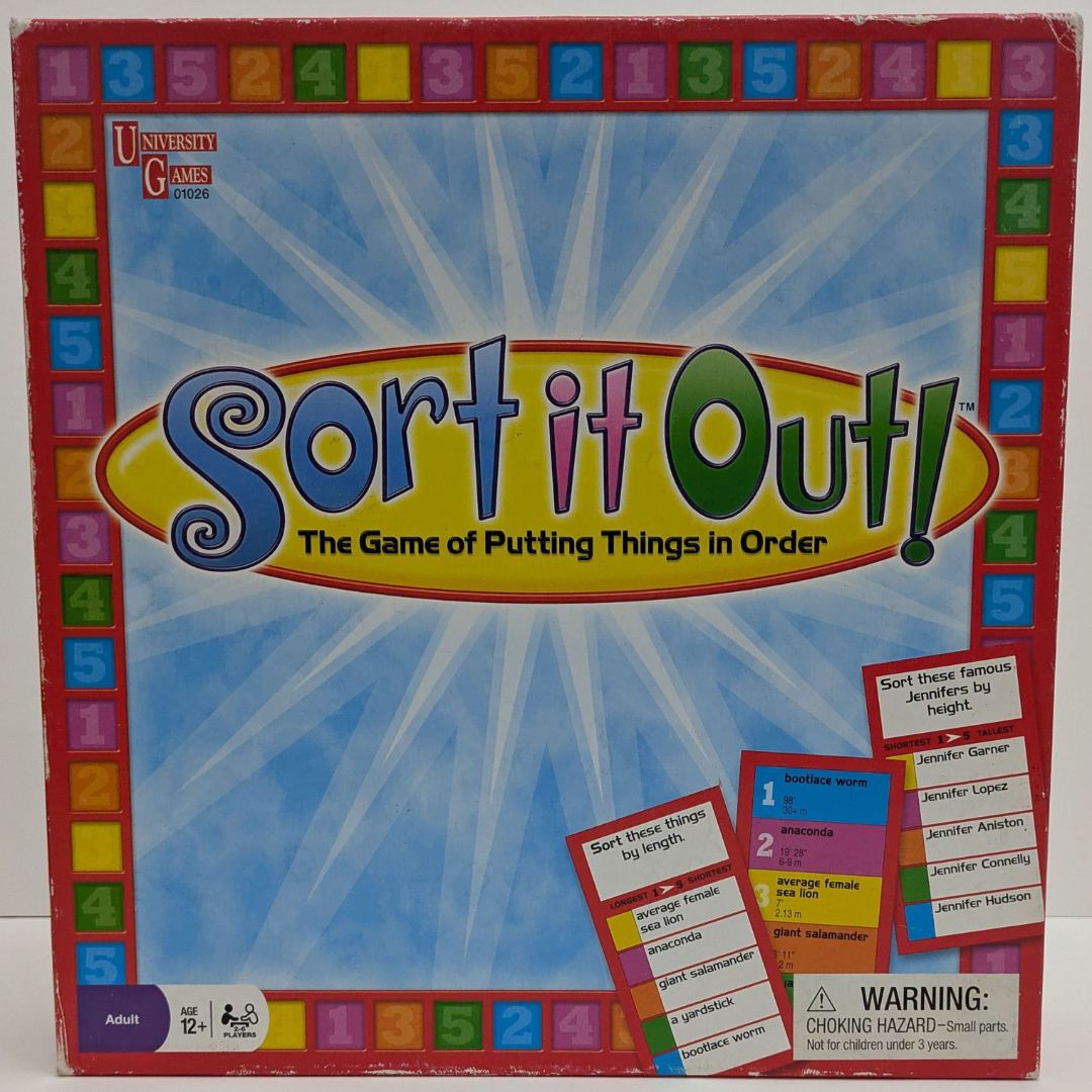 Sort It Out! (2019) – The Game of Putting Things in Order
