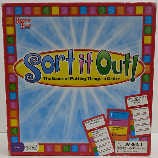 Sort It Out! (2019) – The Game of Putting Things in Order
