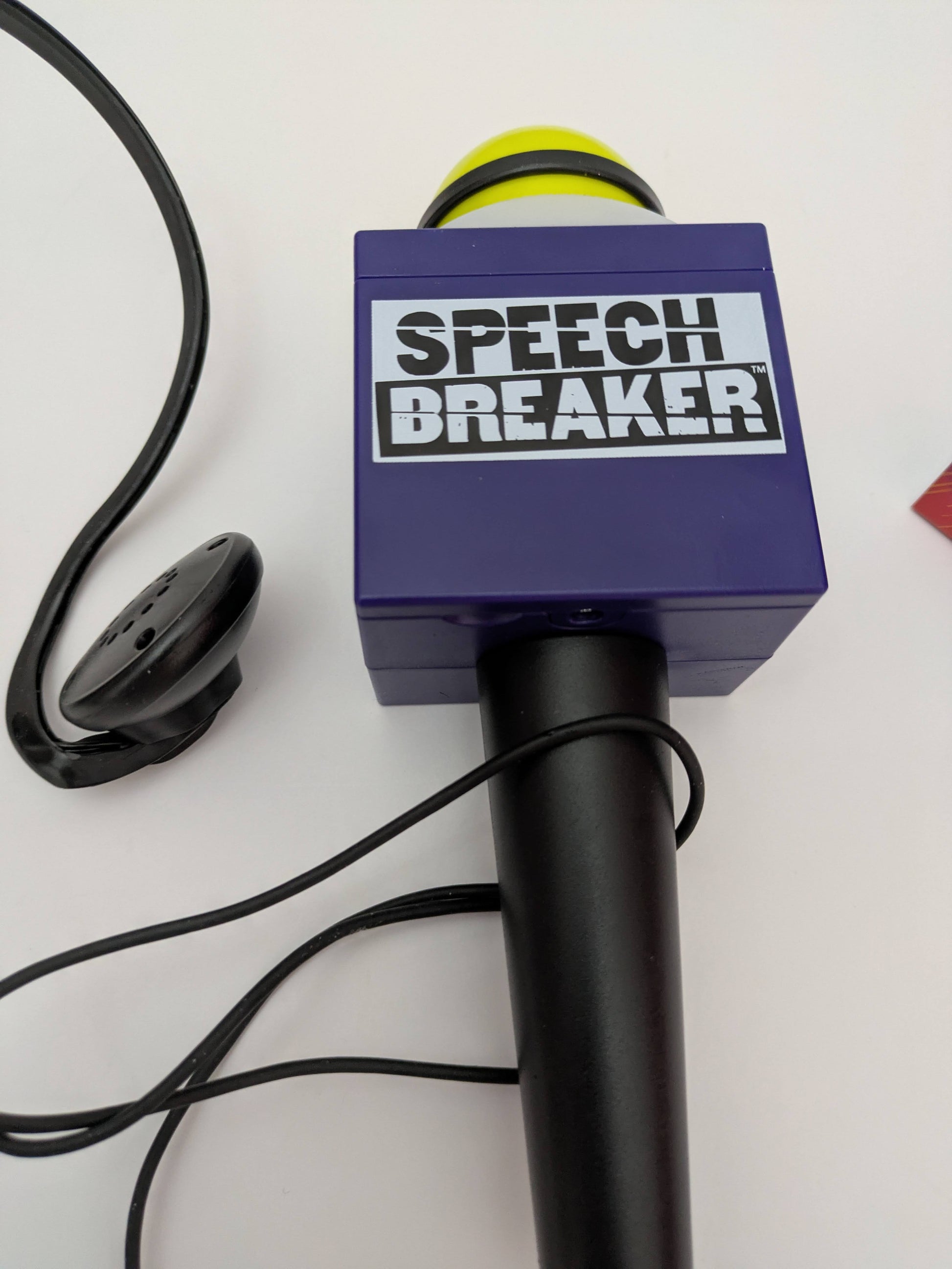 Speech Breaker (2017) is the party game that makes your voice your biggest enemy!