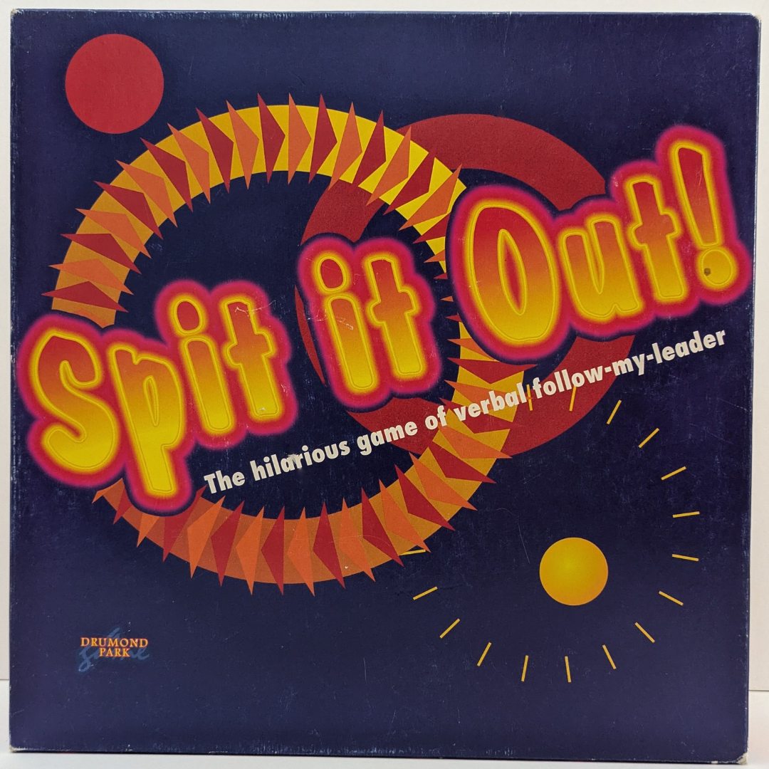 Spit It Out (1996) – Fast-Paced Team Game of Words, Chaos & Laughter