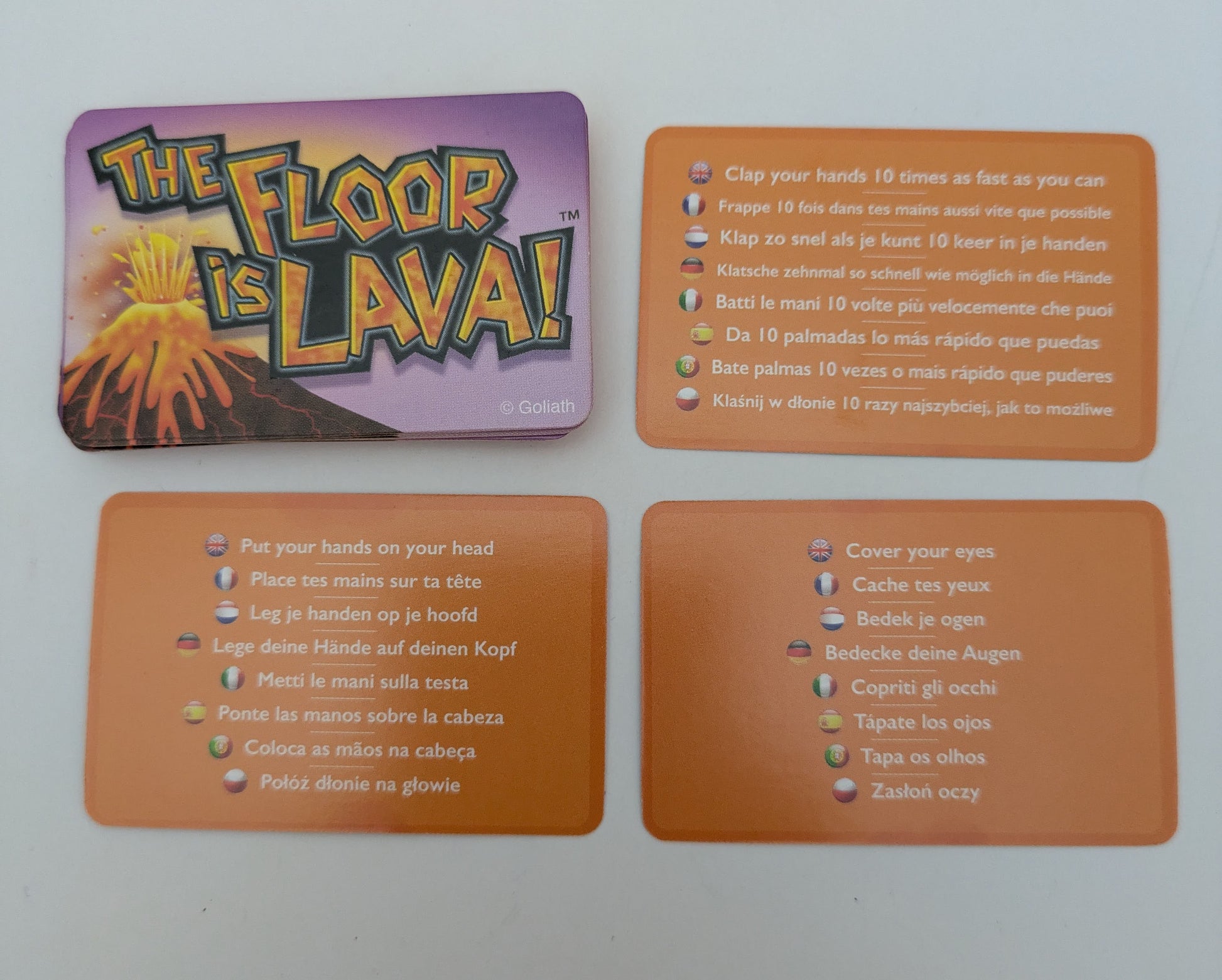 Stay Safe on the Stones in The Floor is Lava Board Game