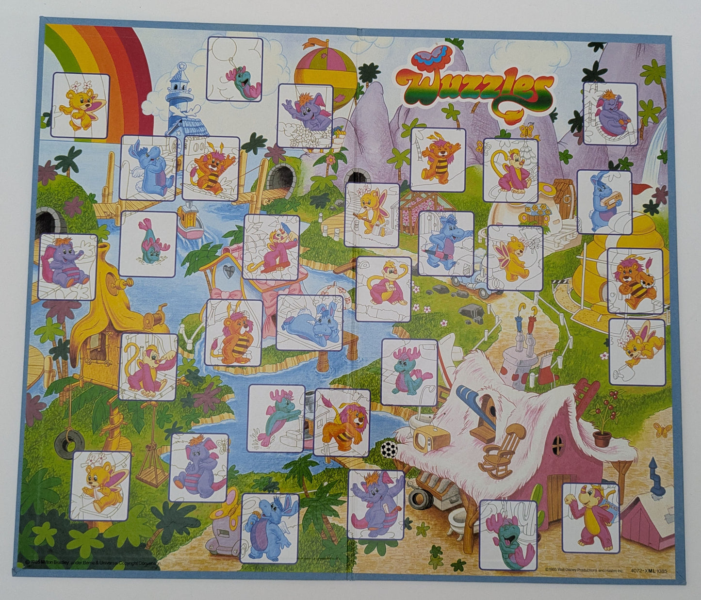 Step back into childhood with The Wuzzles Lotto Game (1985) – a colourful classic full of charm and fun.