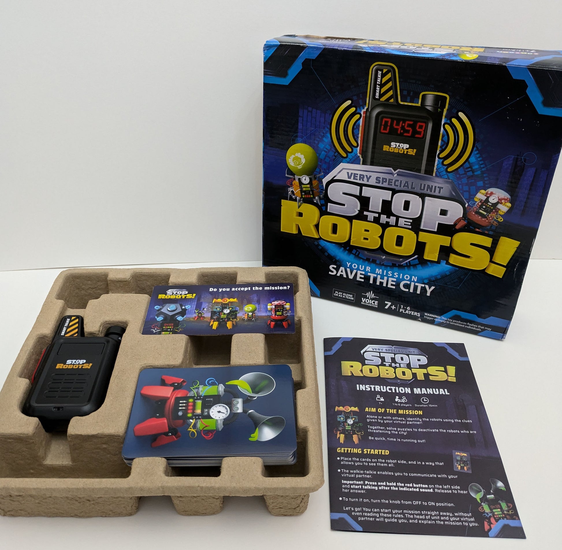 Stop the Robots! (2021) – A Voice-Activated Puzzle Mission Game That Tests Your Wits Under Pressure