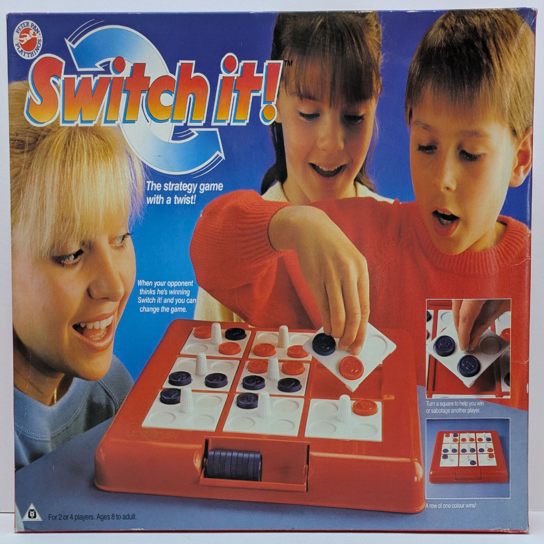 Switch It (1988) – A Strategic Board Game with a Rotating Twist