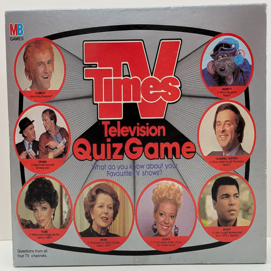 TV Times Television Quiz Game (1985) – Retro TV Trivia Challenge