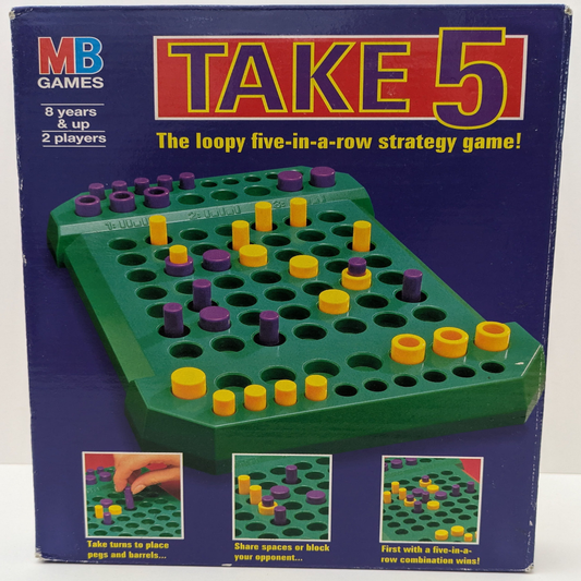 Take 5 (1993) – The Loopy Five-in-a-Row Strategy Game