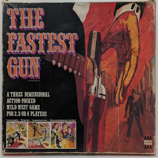 The Fastest Gun (1973) – Vintage Wild West Shootout Board Game