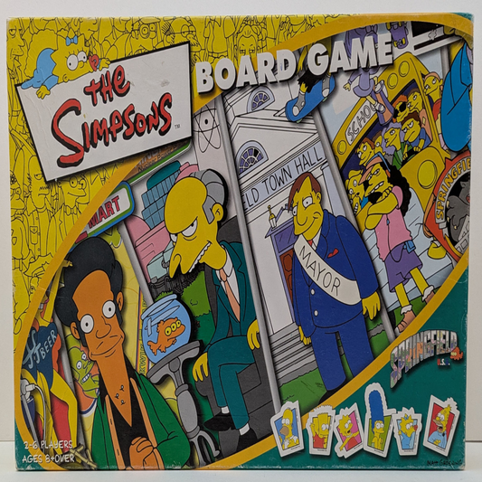 The Simpsons Board Game (2000) – A Wild and Wacky Family Game Set in Springfield!