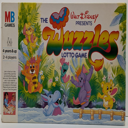 The Wuzzles Lotto Game (1985) – Spin, Match, and Win with Disney’s Cutest Creatures