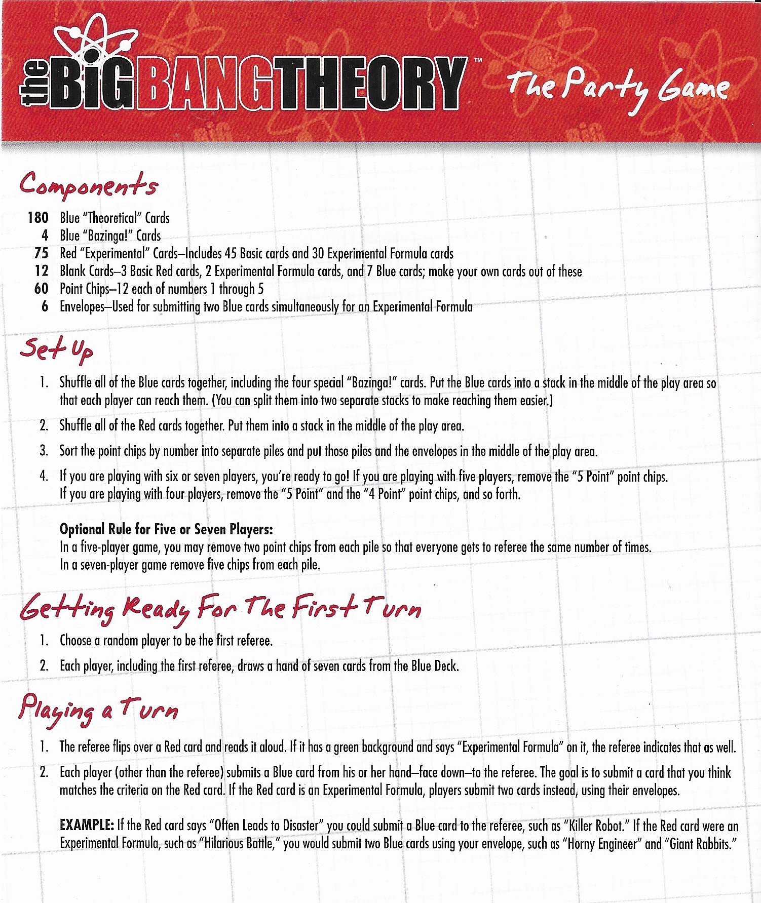 The Big Bang Theory The Party Game (2012) – a must-have for sitcom lovers and trivia fans.