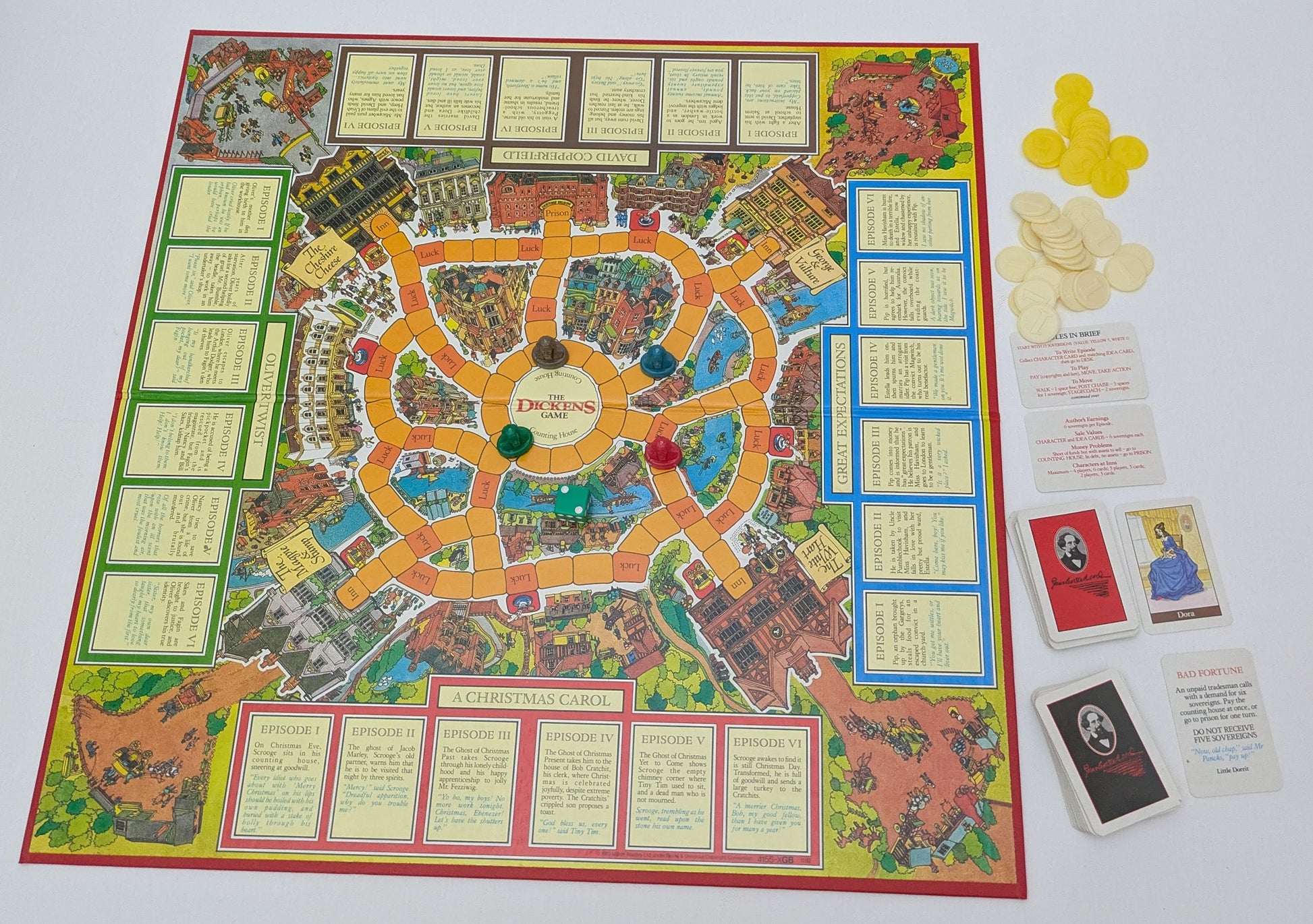 The Dickens Game (1983) – A Classic Literary Board Game Inspired by Charles Dickens
