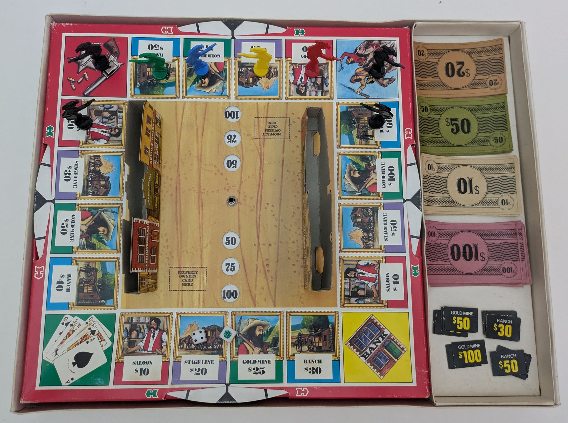 The Fastest Gun (1973) board game brings the Wild West to life with action-packed shootouts.