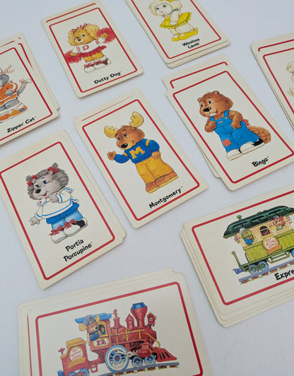 The Get Along Gang Card Game (1985) features familiar characters from the 1980s series