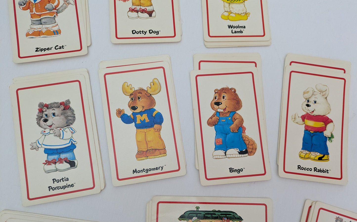 The Get Along Gang Card Game (1985) focuses on collecting matching sets of cards