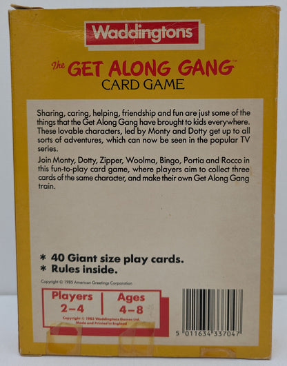 The Get Along Gang Card Game (1985) is a character-based card game with simple rules