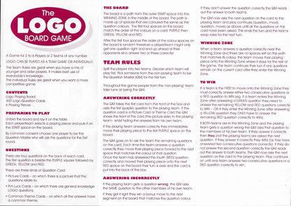 The Logo Board Game (2009) is one of those games that gets everyone playing – and everyone laughing.