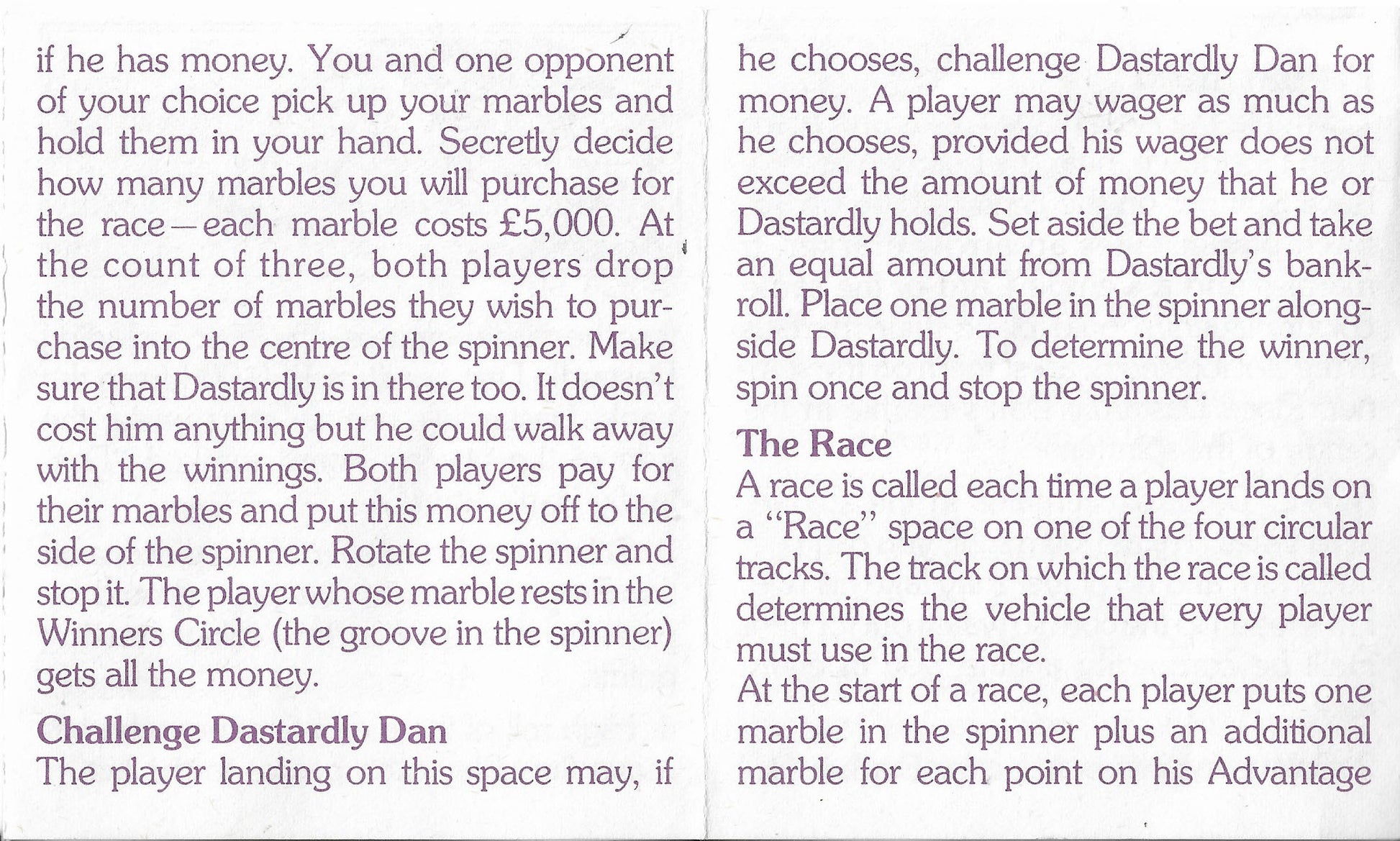 The Magnificent Race Spinner Rules and How to Run a Race