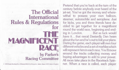 The Official International Rules & Regulations for The Magnificent Race (1975)