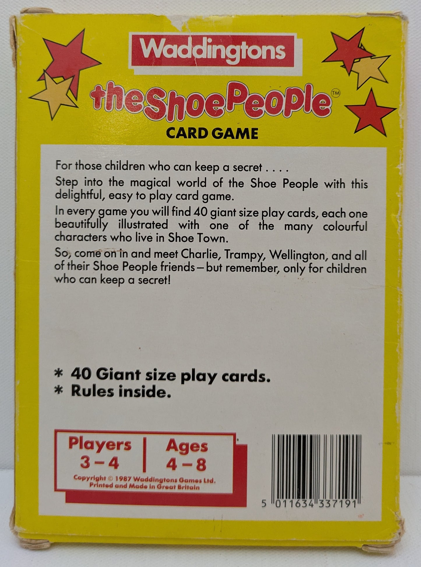 The Shoe People Card Game (1987) – A Lighthearted Collect and Match Family Game