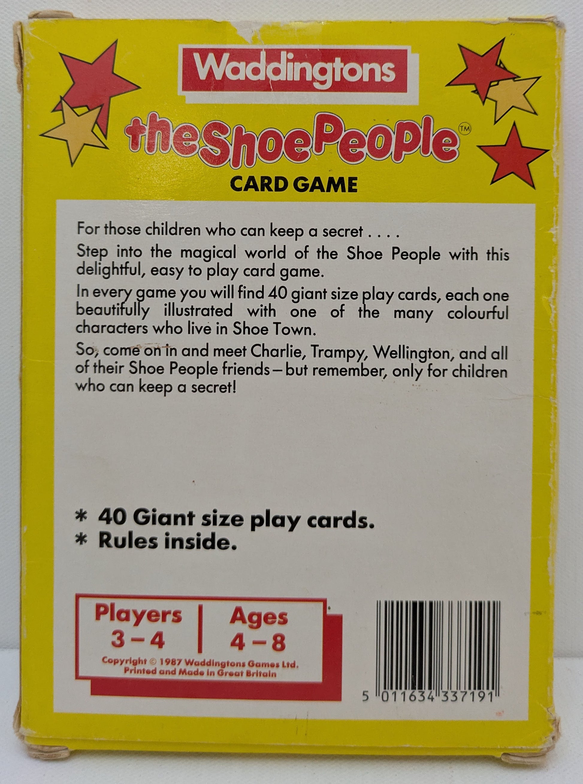 The Shoe People Card Game (1987) – A Lighthearted Collect and Match Family Game