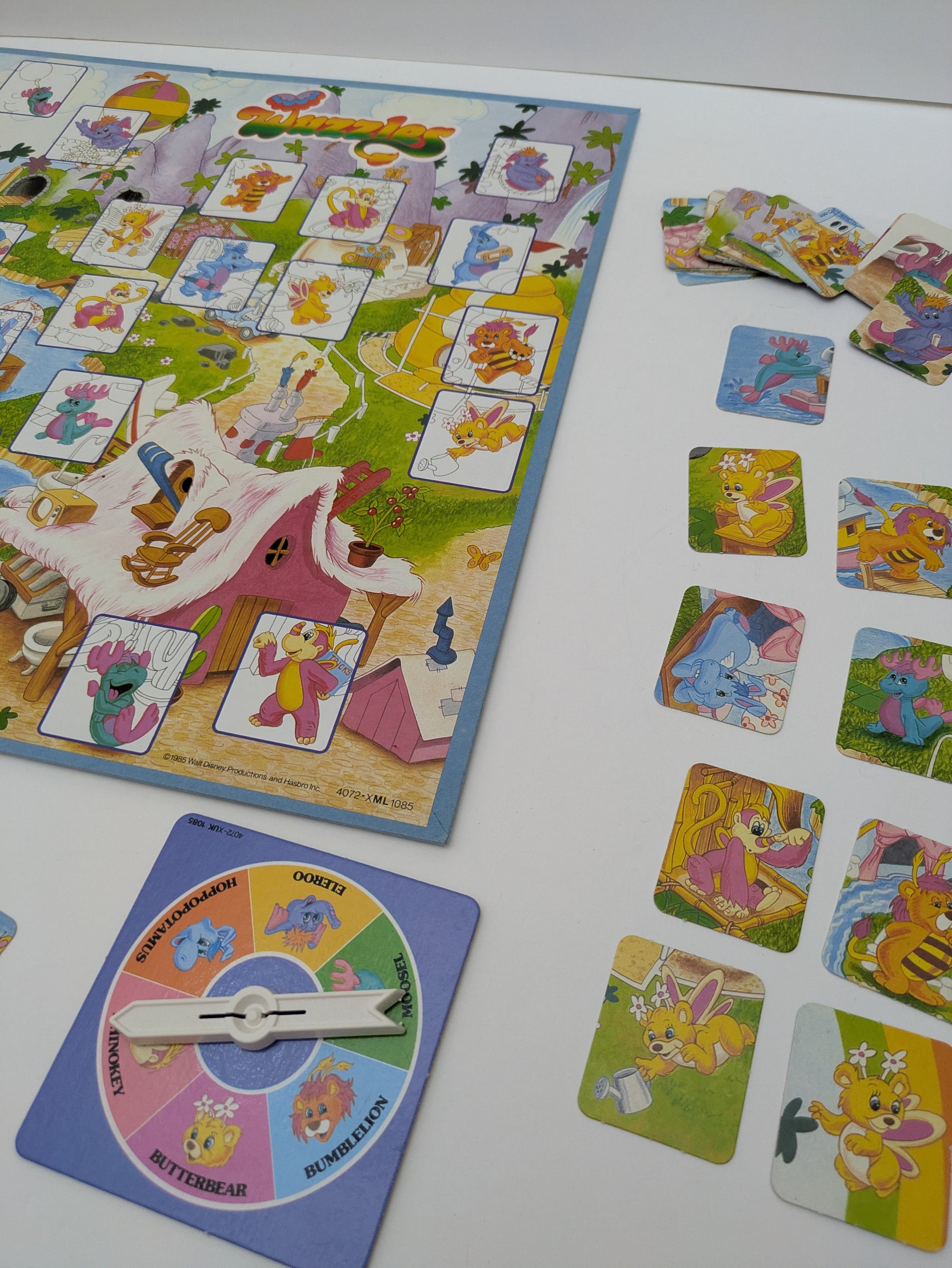The Wuzzles Lotto Game (1985) brings whimsical animal mashups to life in this nostalgic Disney board game.