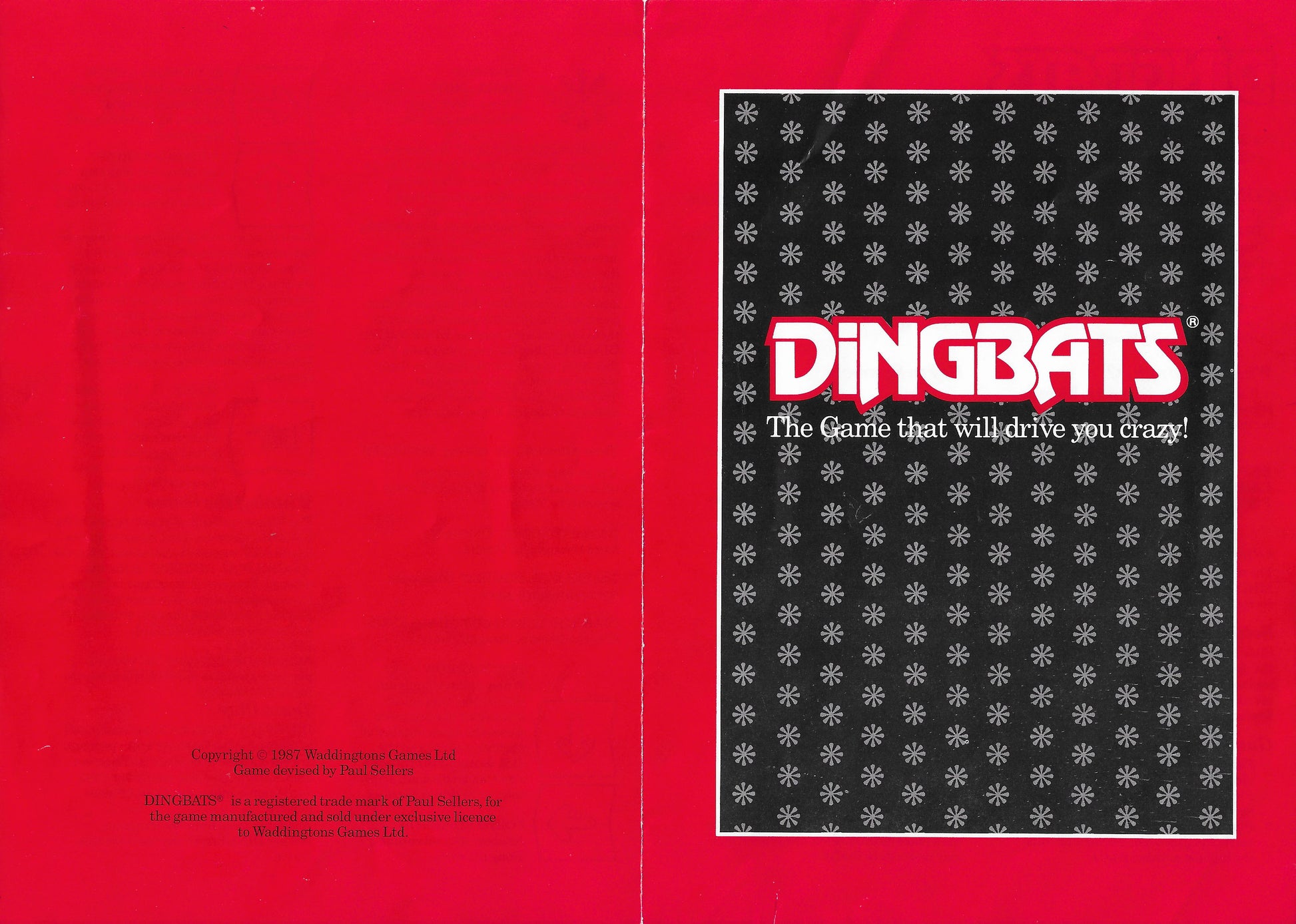 The fun of Dingbats (1987) lies in spotting the hidden phrases in every clever clue.