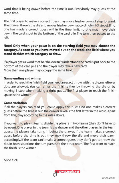 The rules of Draw Out Junior (2007) are simple – draw, guess, and move closer to the finish line.
